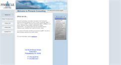 Desktop Screenshot of pinnacleconsultingusa.com