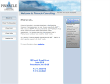 Tablet Screenshot of pinnacleconsultingusa.com